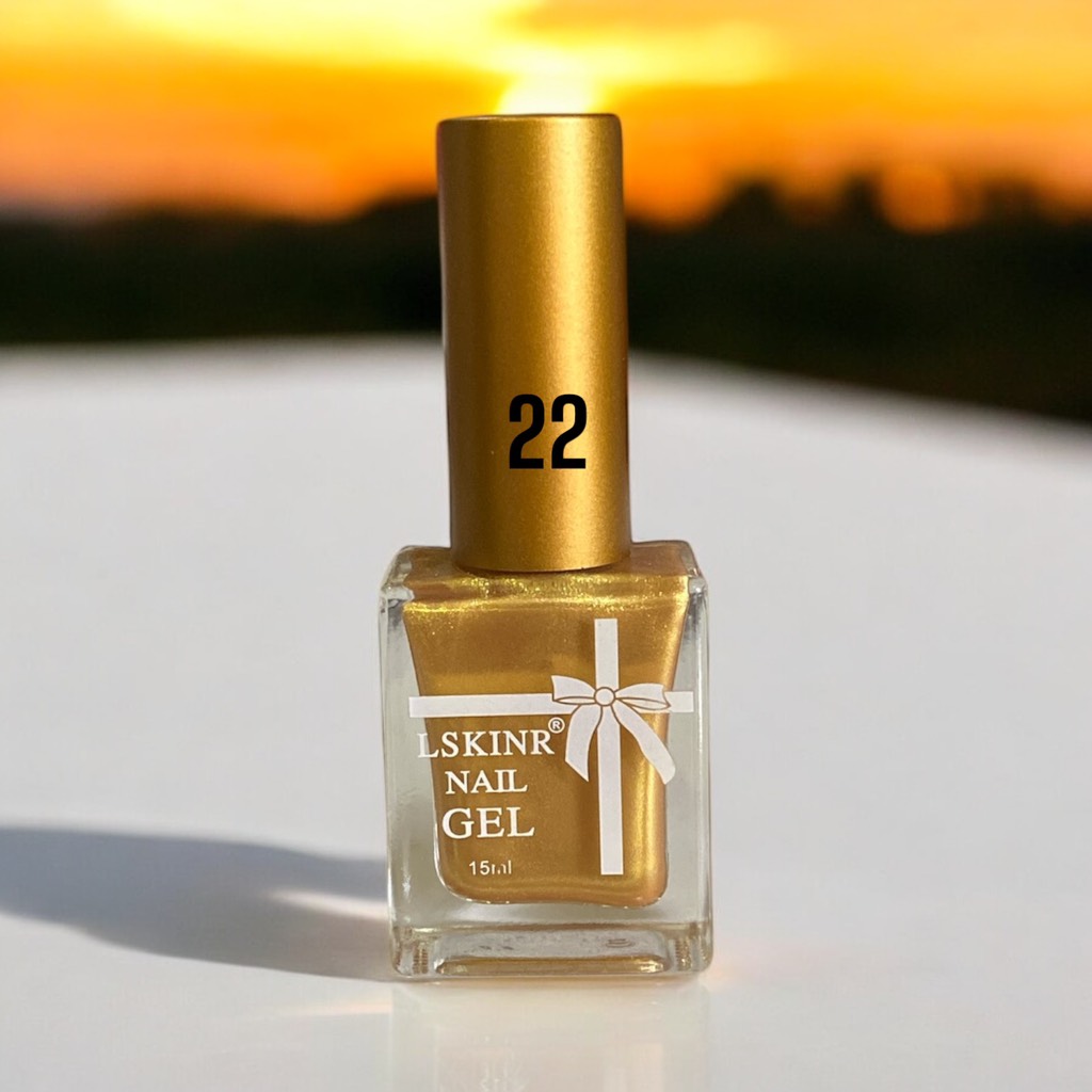 Sơn móng tay chai dẹt Lskinr Nail Polish 3D Gel 15ml