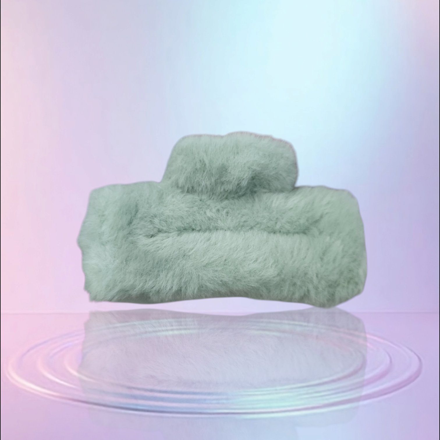 T6. Kẹp tóc càng cua lông 11cm