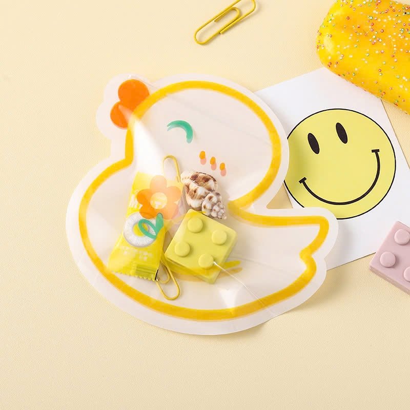 Sét 2 túi zip hình động vật 13*13cm (giao ngẫu nhiên)