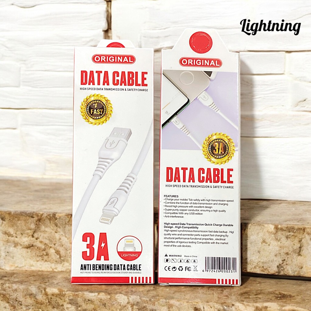 Cáp sạc nhanh Original Antibending Data Gable 3.0A