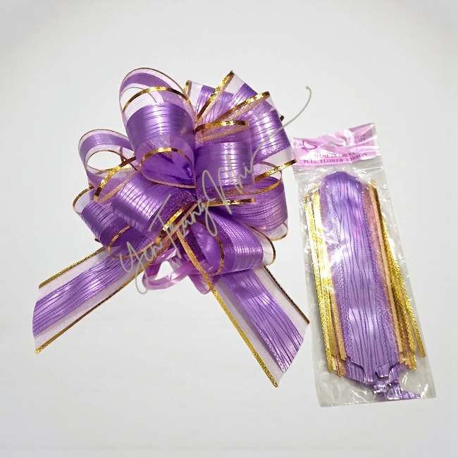 Nơ Rút Hình Bông Hoa Cẩm Tú Cầu 17x5cm (đường kính bông hoa 15-17cm)