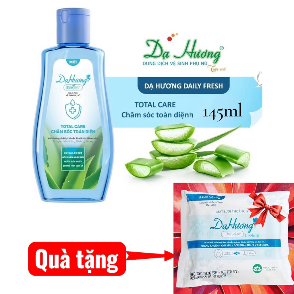 Dung dịch vệ sinh Dạ Hương Pharma Daily Fresh Moisture 145ml
