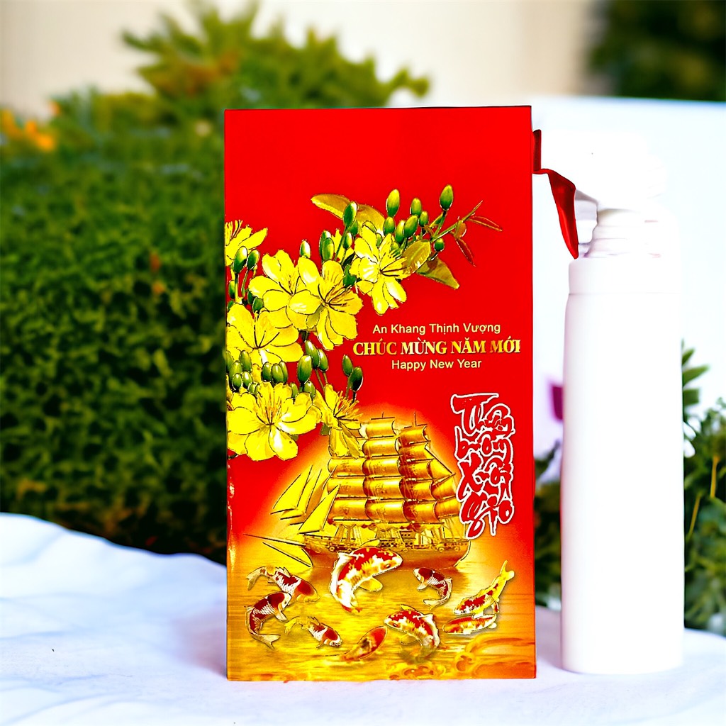 Thiệp chúc mừng năm mới 10,5x19cm