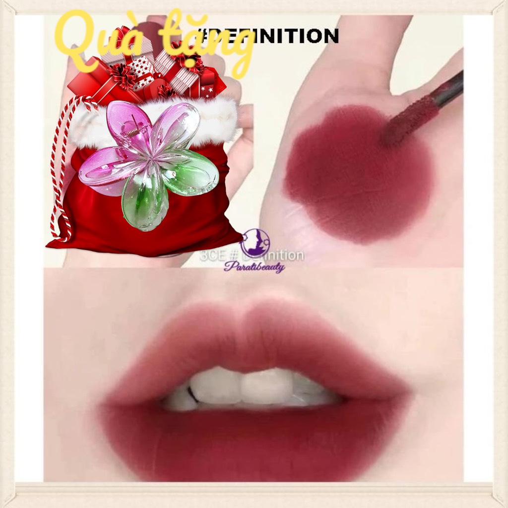 16.3 Son Kem Lì, Lên Màu Chuẩn 3CE Velvet Lip Tint 4g
