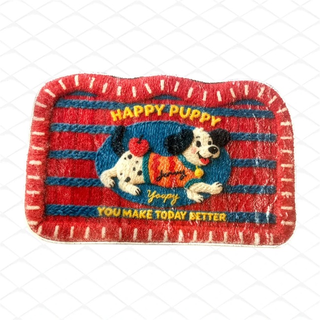 Thảm lau chân lông cún mèo (61×40cm)