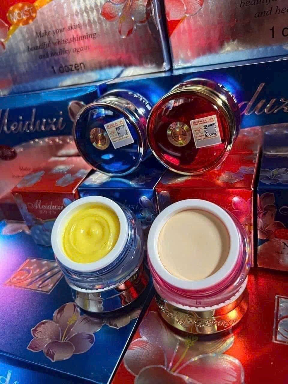 Kem Dưỡng Ngừa Nám, Trắng Da Meiduzi Ngày, Đêm Nhật Bản 20g