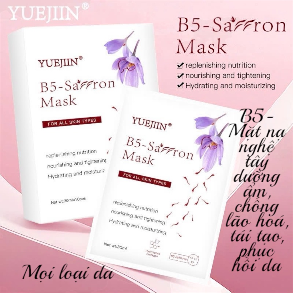{CN}Miếng Mặt nạ Yuejiin nhụy hoa nghệ tây 30ml
