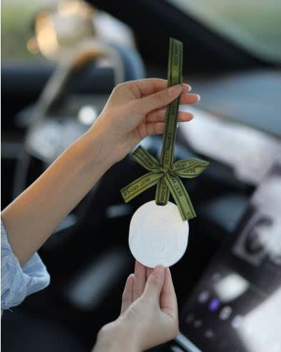 16.5 Sáp thơm dạng thạch cao treo tủ, xe hình hoa AROMA