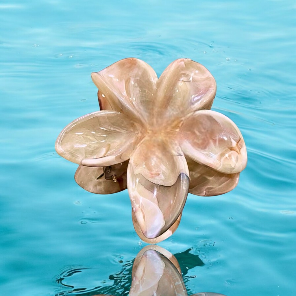 Kẹp hoa sứ xà cừ 8cm