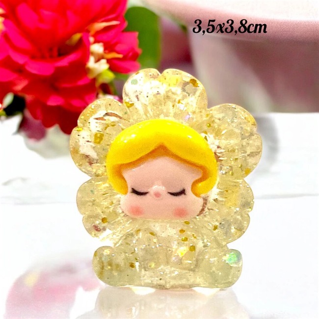 Charm kim tuyến dễ thương 3,5x3,8cm