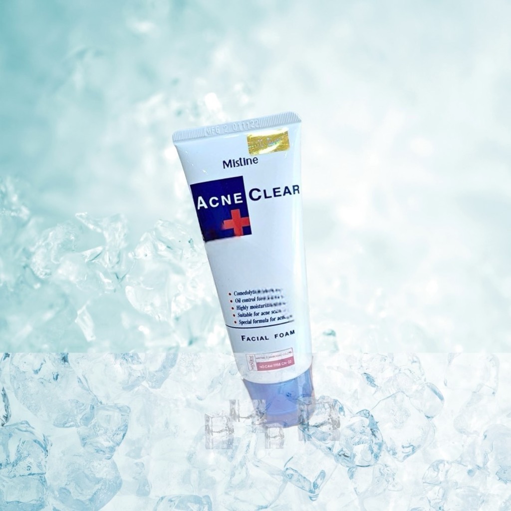 Sữa Rửa Mặt Giảm Mụn Cho Da dầu Acne Clear Mistine  85g