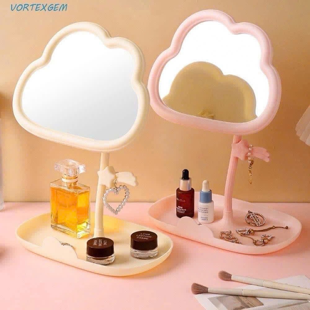 Gương đứng để bàn hình đám mây