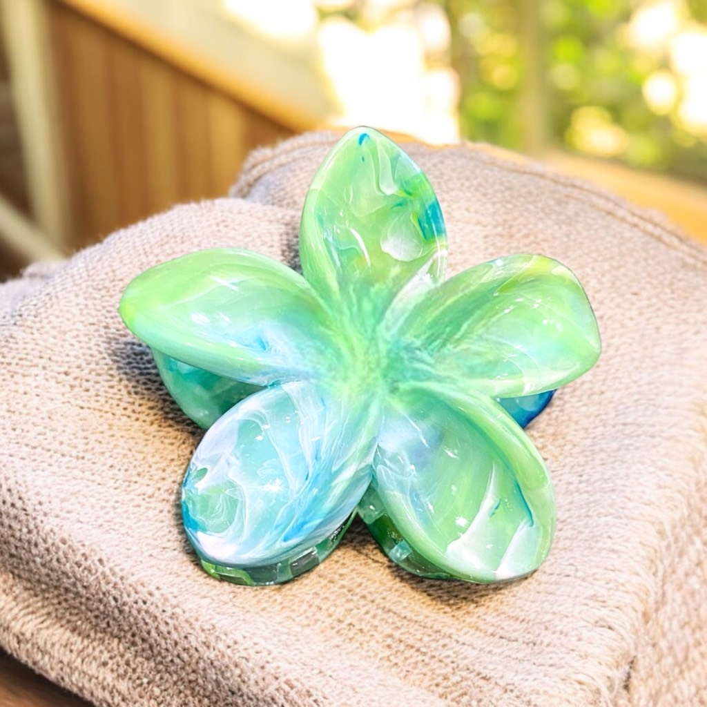 Kẹp hoa sứ xà cừ 8cm