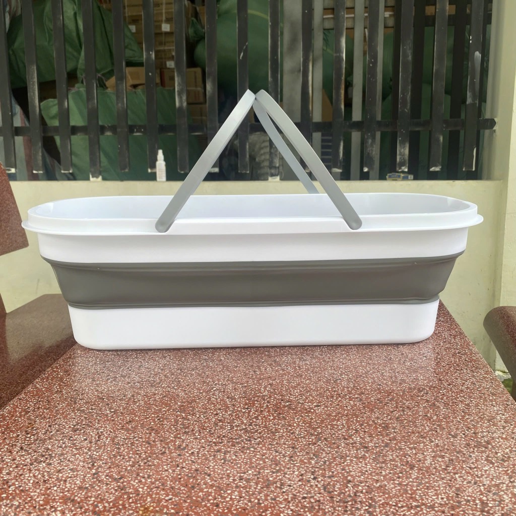 Cây lau nhà kèm chậu gấp gọn