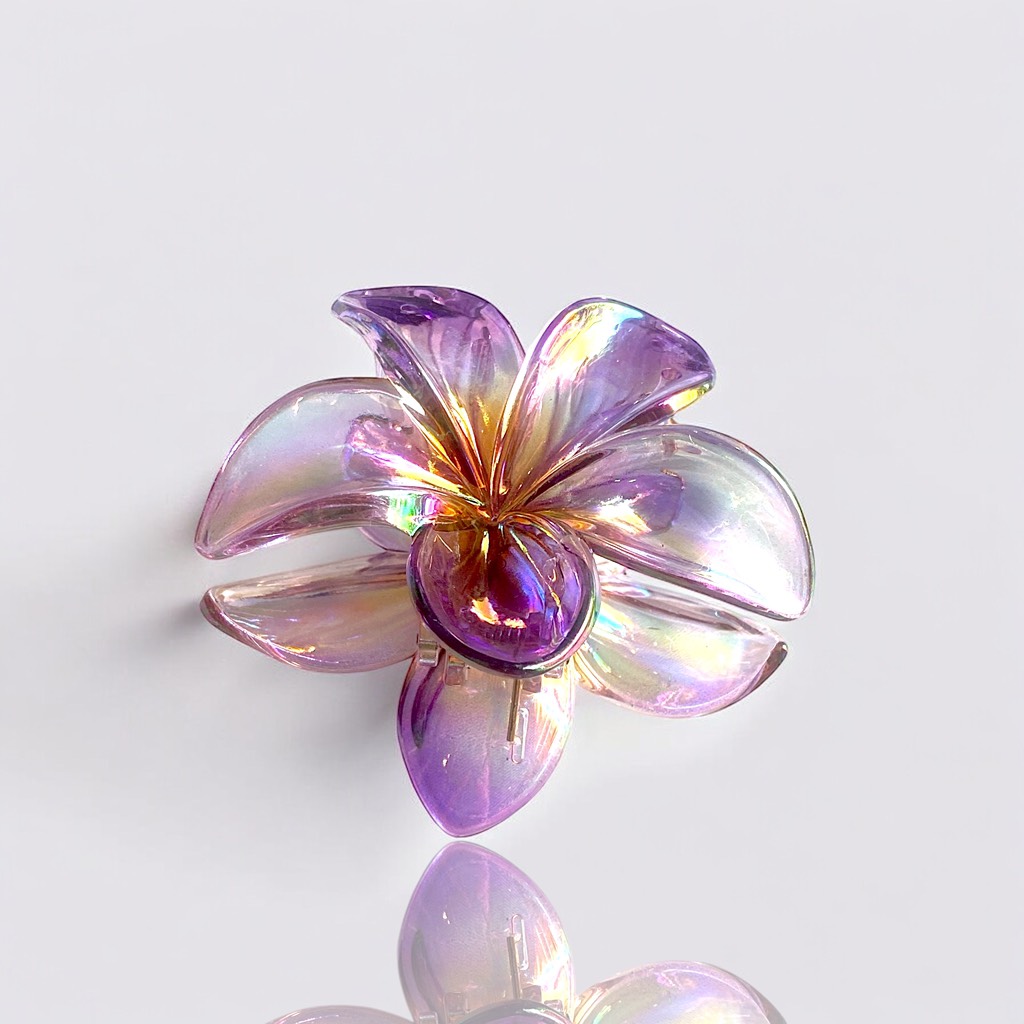 Kẹp càng cua hoa sứ hologram siêu hot