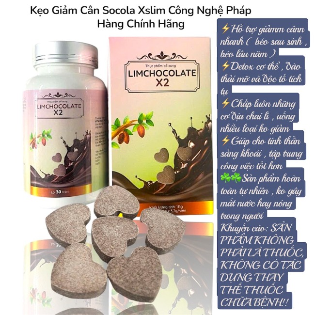 Thực phẩm bổ sung LIMCHOCOLATE X2