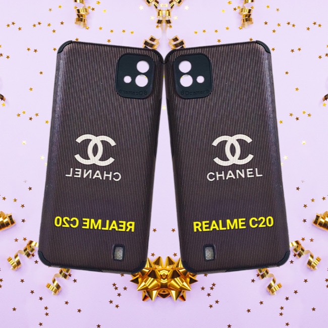 Ốp Lưng Điện Thoại Mềm Màu Nâu Cho Realme C20