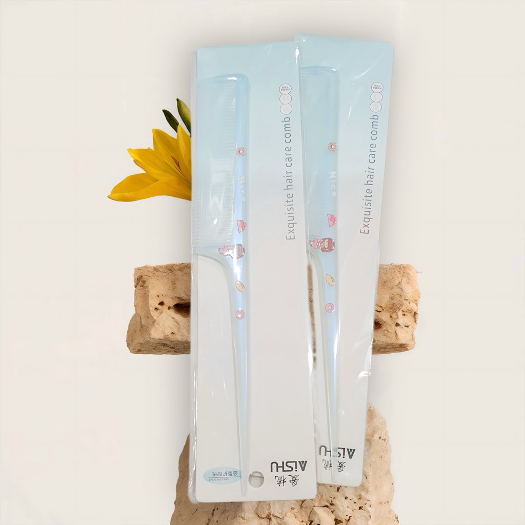 T12. Lược nhọn nhiều màu 13.5x3cm