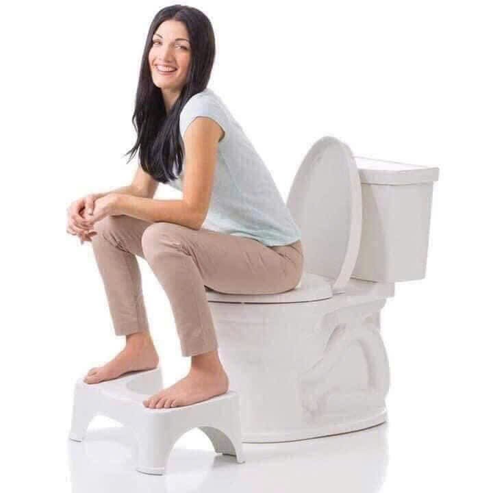Ghế nhựa kê chân toilet Việt Nhật 40x22.5x18cm No.2136