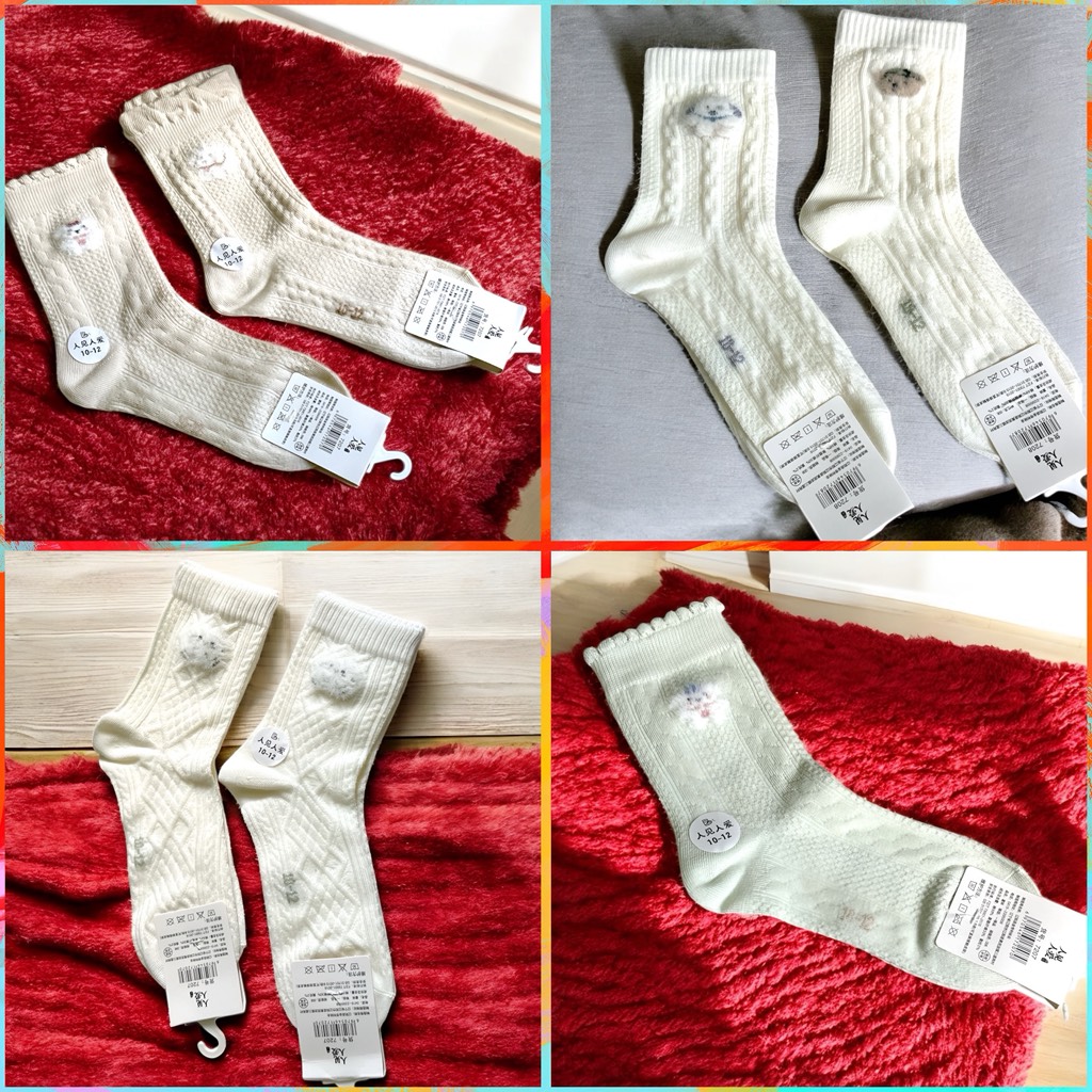 B7.5 Tất/Vớ cotton hoạt hình từ 10-12 tuổi