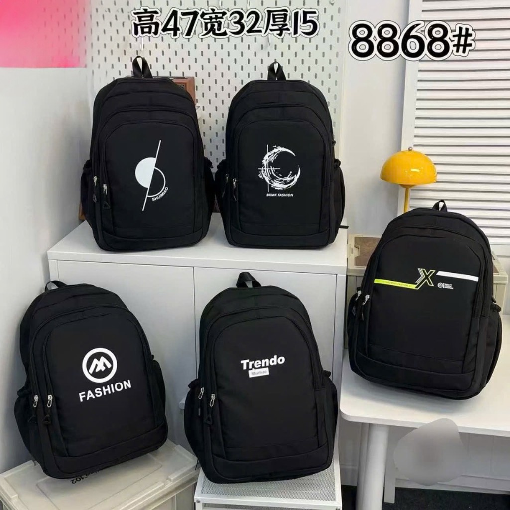 T10. Balo vải nhung họa tiết hoa nhí 19*22*8cm