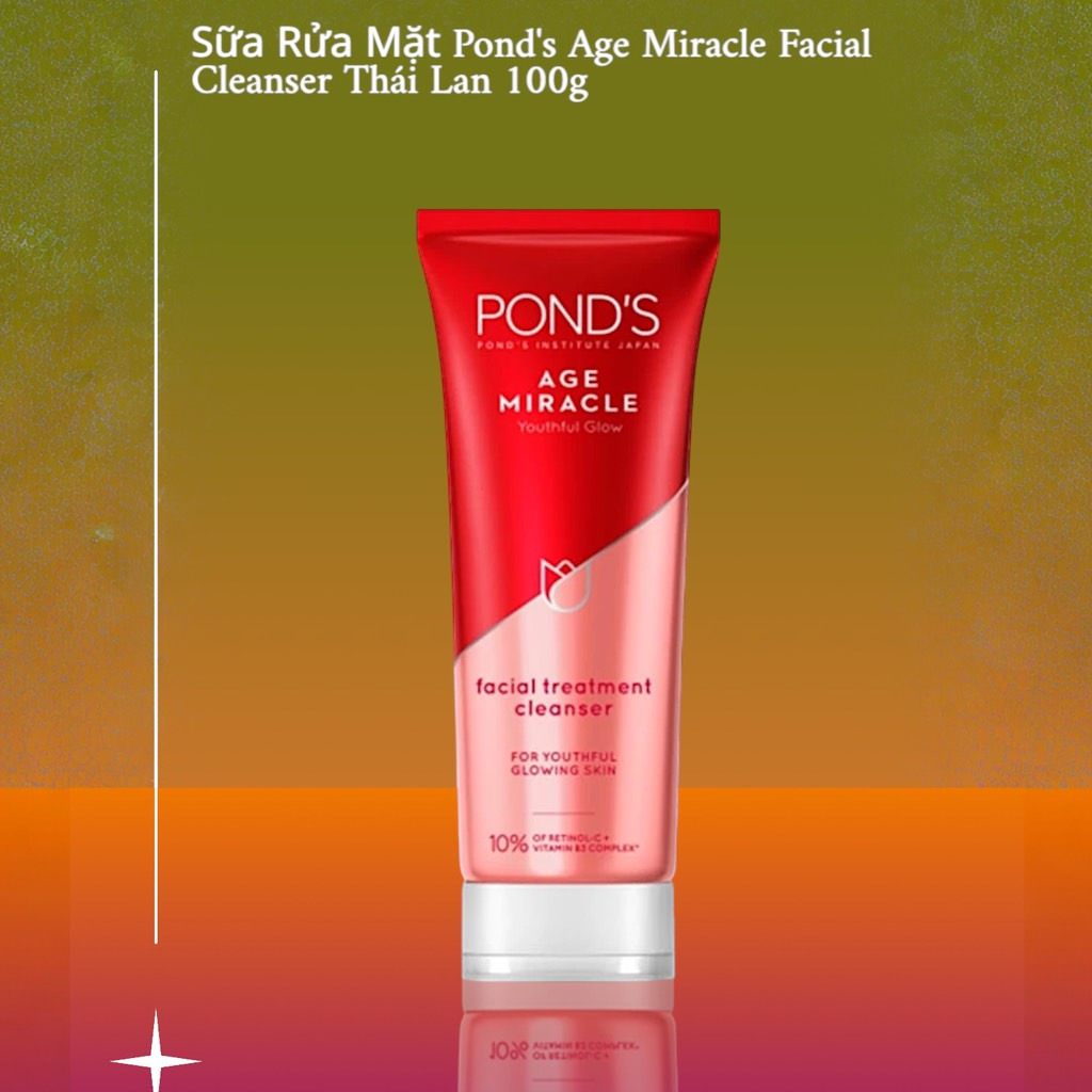 Sữa Rửa Mặt Pond's Age Miracle Facial Cleanser Thái Lan 100g