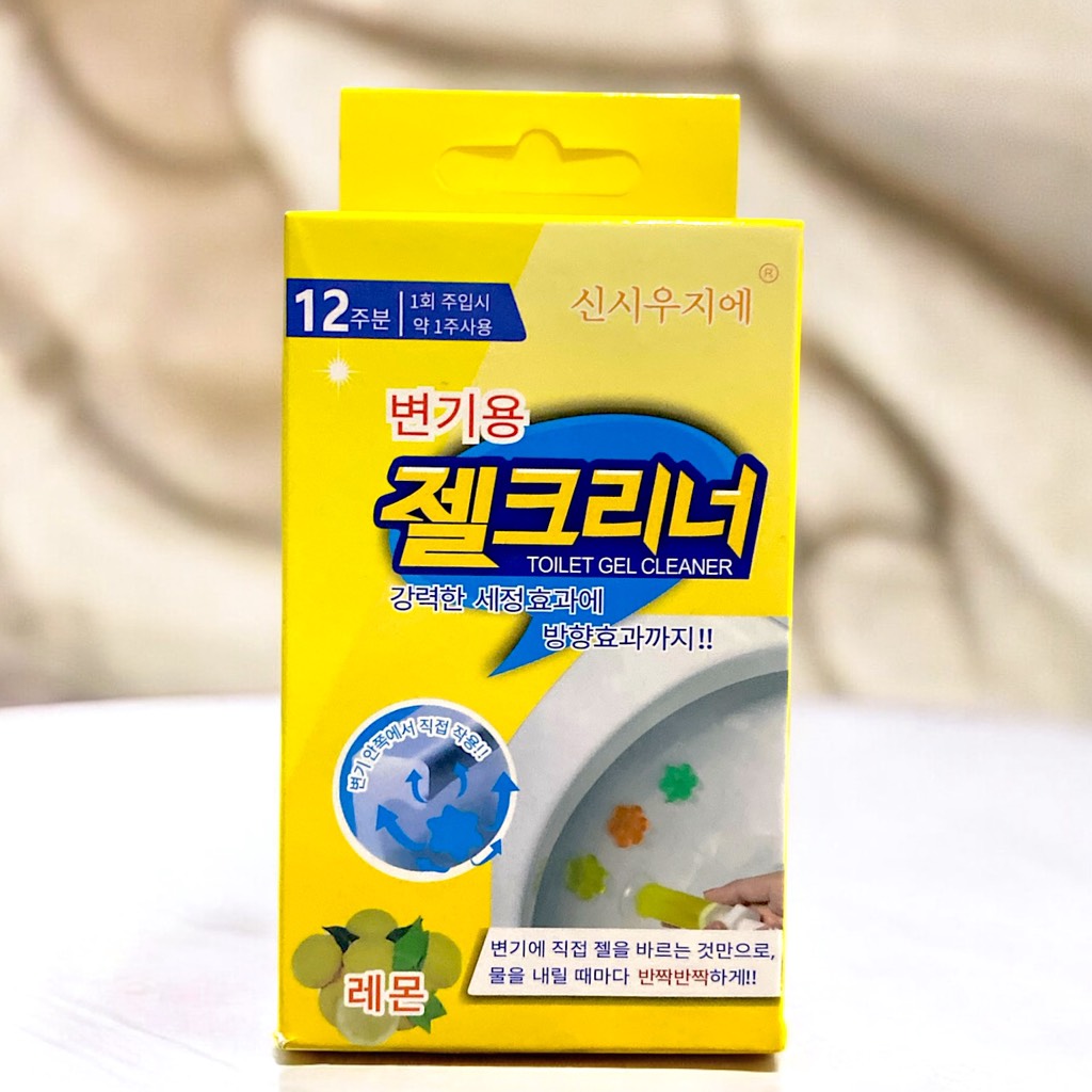 Gel khử mùi diệt khuẩn bồn cầu dạng thạch hình hoa