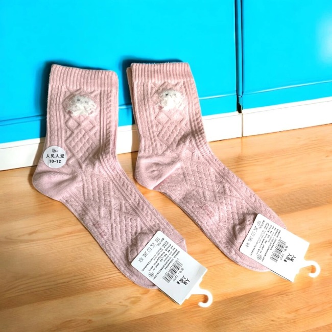 Tất/Vớ cotton hoạt hình từ 10-12 tuổi