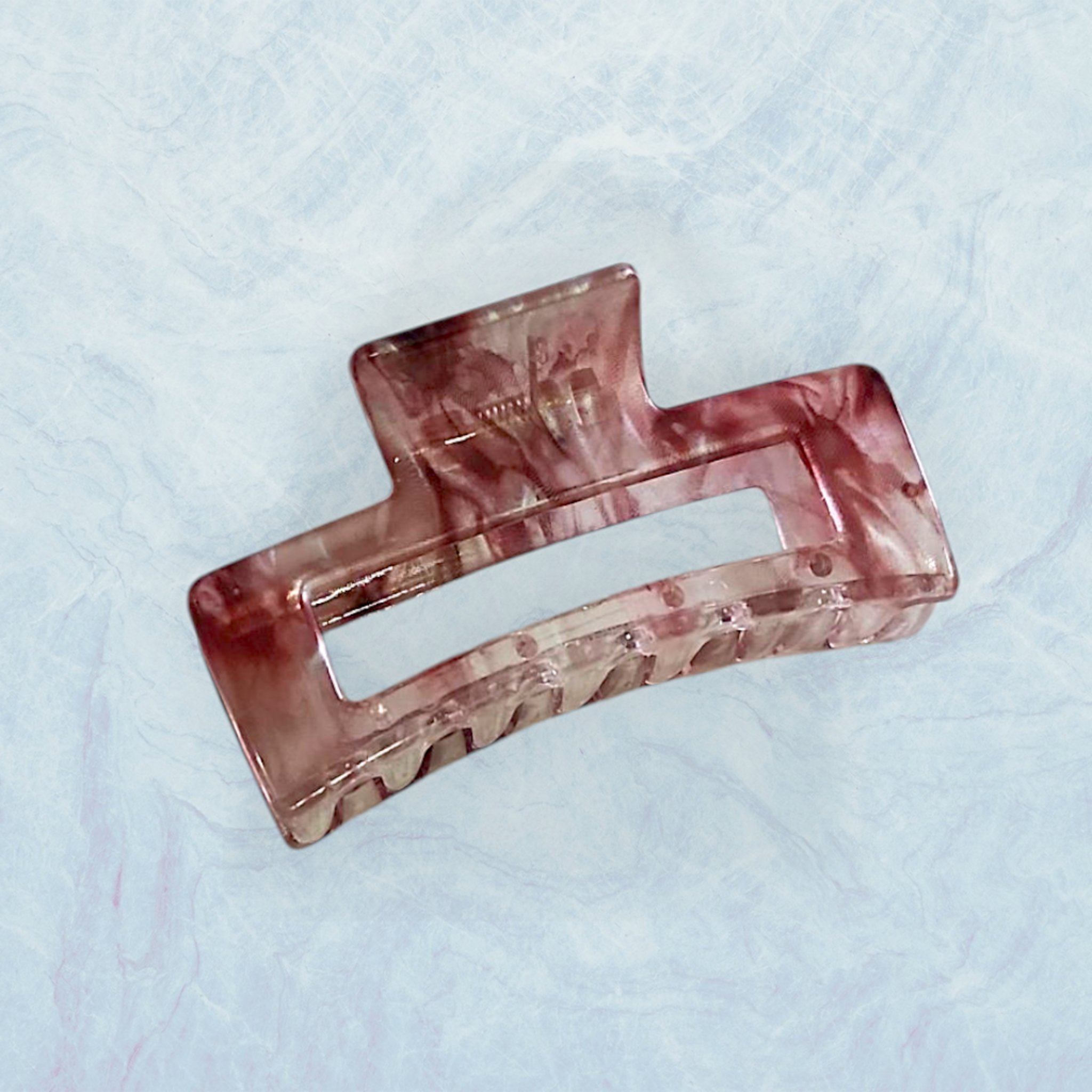 15.1 Kẹp càng cua hình chữ nhật trong suốt nhiều màu