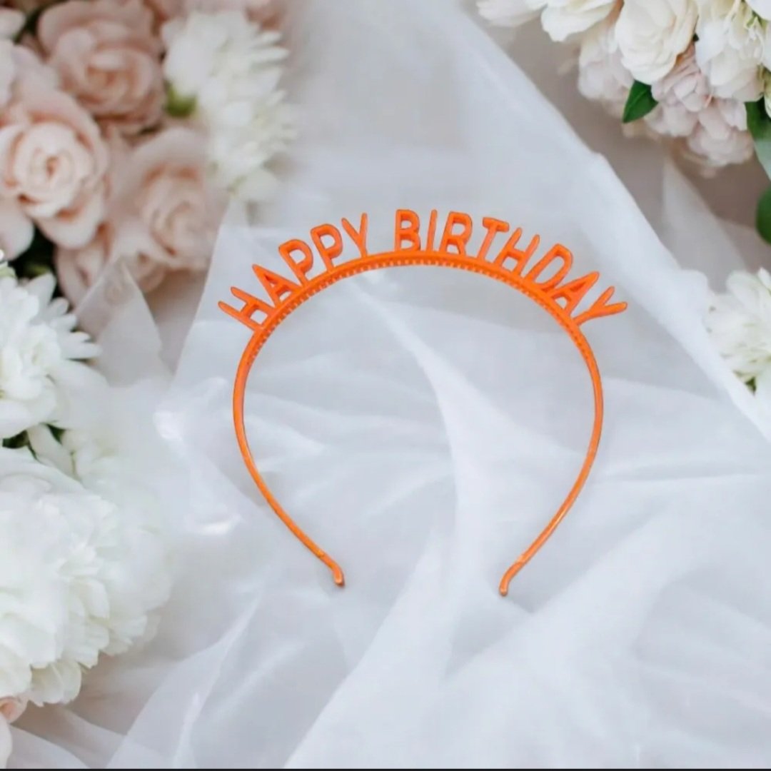 Bờm tóc hình chữ Happy birthday
