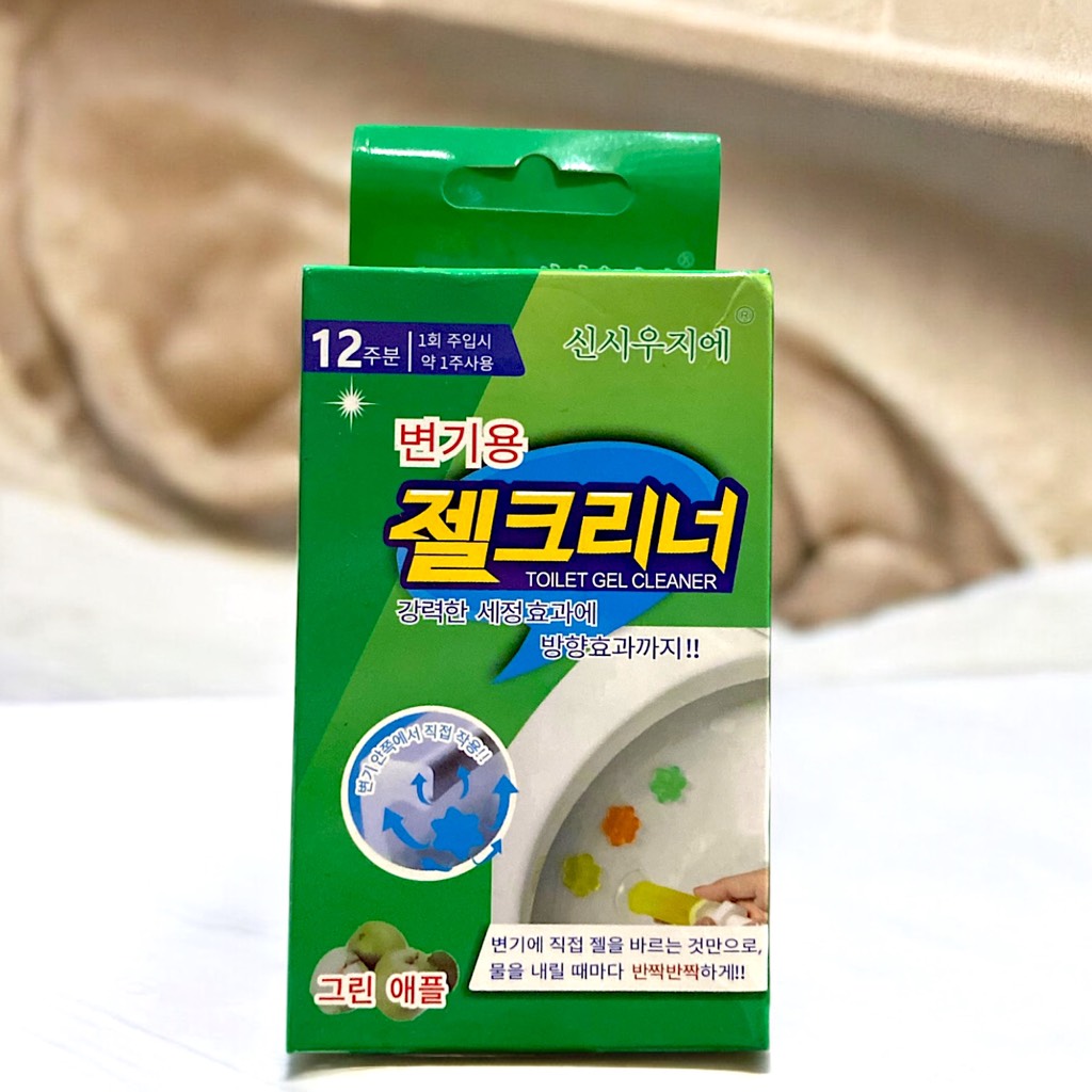 Gel khử mùi diệt khuẩn bồn cầu dạng thạch hình hoa