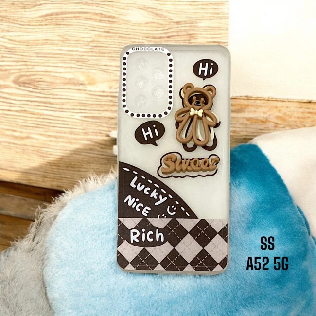 Ốp Lưng Điện Thoại SWEET Gấu Nâu Siêu Dễ Thương Cho Sam Sung