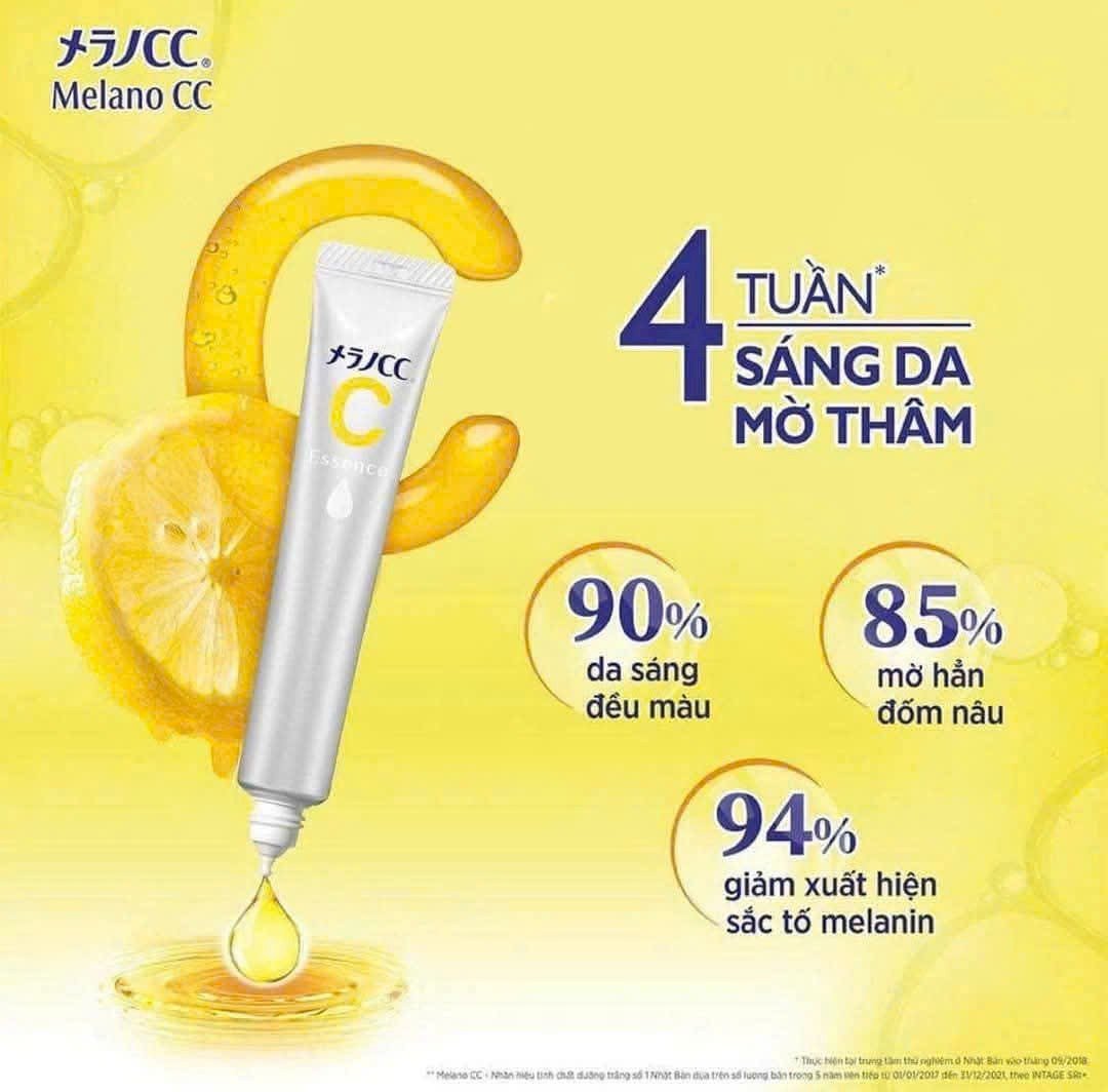 Tinh Chất Dưỡng Trắng Da Chống Thâm Nám Melano CC Whitening Essence 20ml