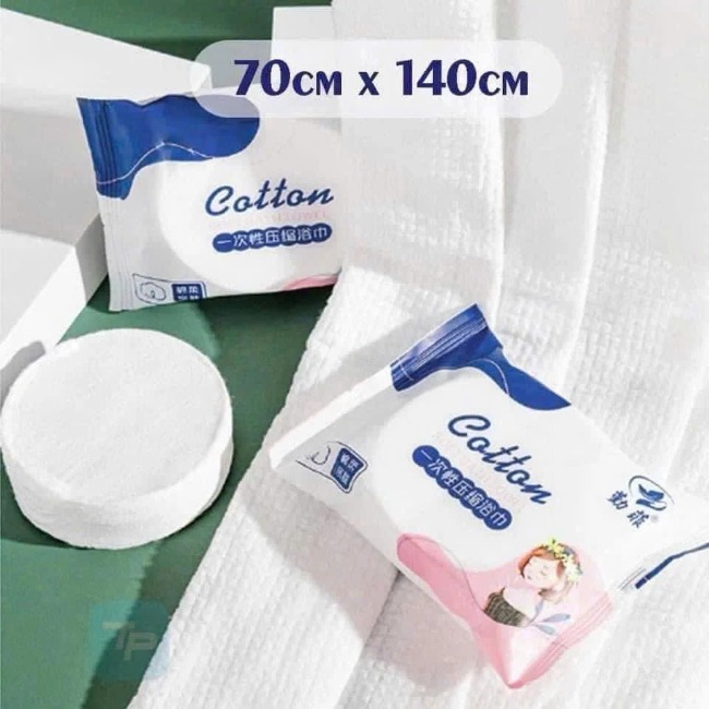 B8.11 Khăn Tắm Nén Cô Gái