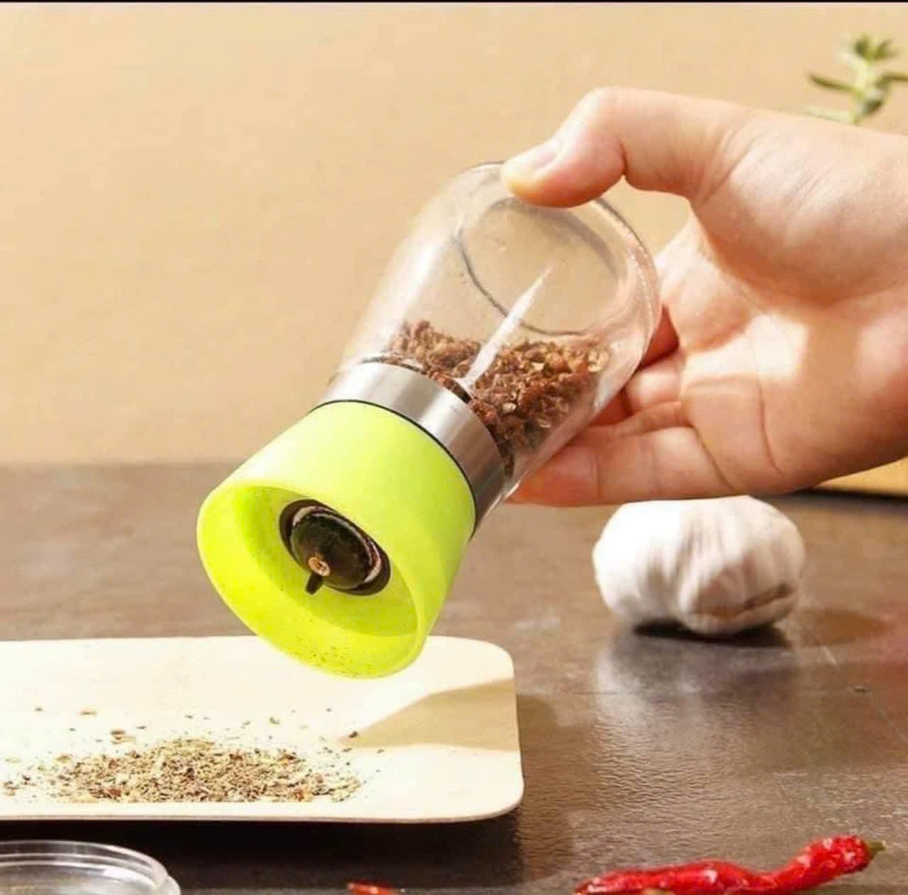 Lọ Xoay Tiêu Cầm Tay Thủy Tinh