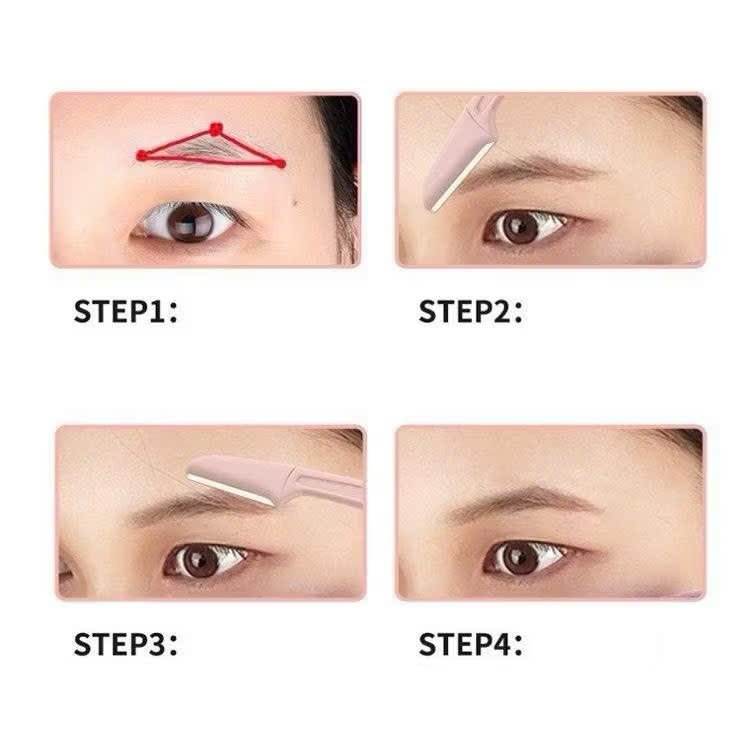 T11. Hộp 3 dao cạo mày dạng gấp Eyebrow Razor