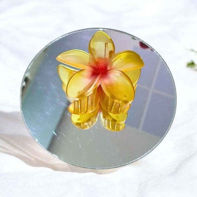 Kẹp hoa sứ nhựa nhám 8cm