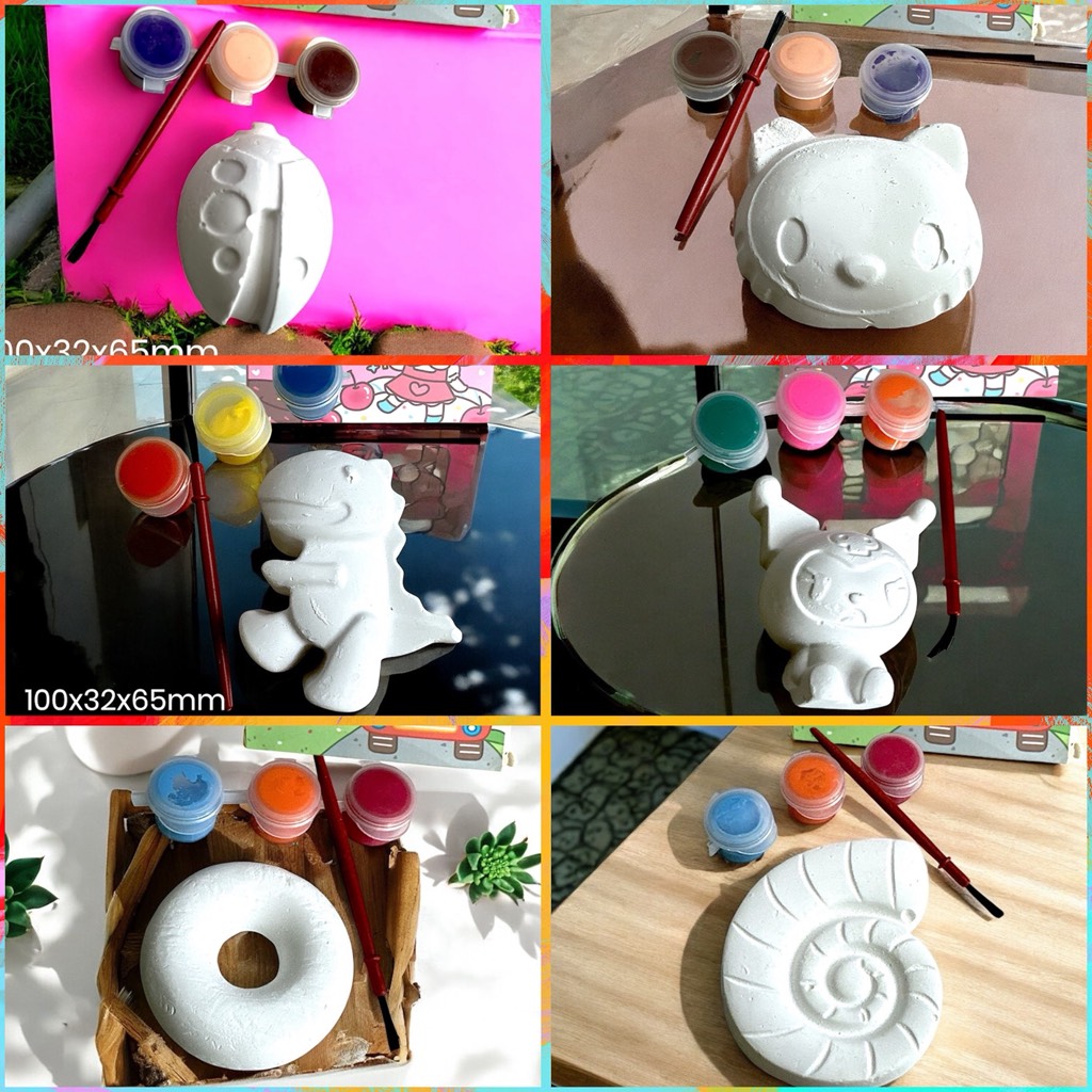 Bộ Tượng Tô Thạch Cao Mini