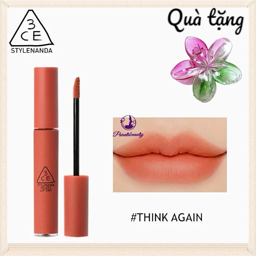 16.3 Son Kem Lì, Lên Màu Chuẩn 3CE Velvet Lip Tint 4g