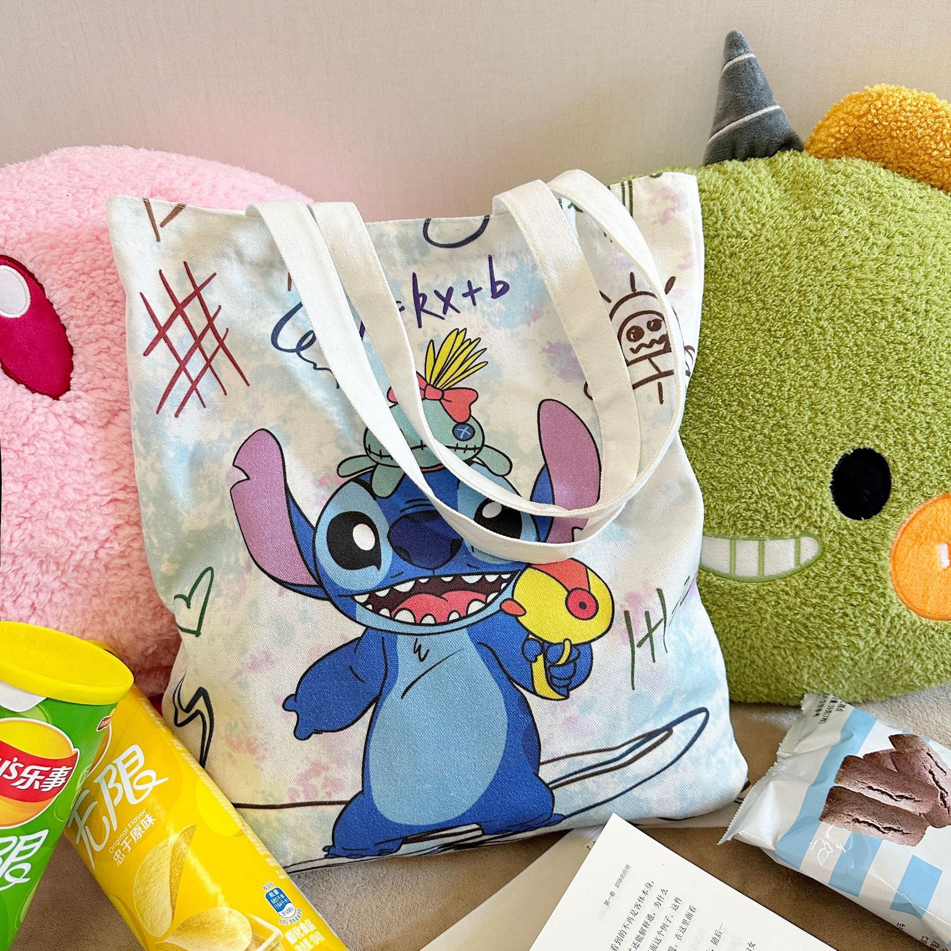 Túi vải tote Stich 40x34cm (dây 25cmx2)