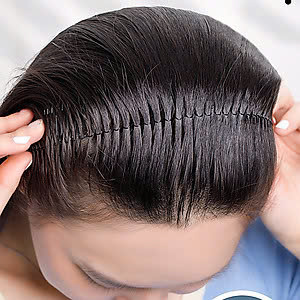 9.2 Cài Xước Tóc Con Cố Định Lò Xo Co Giãn Màu Đen