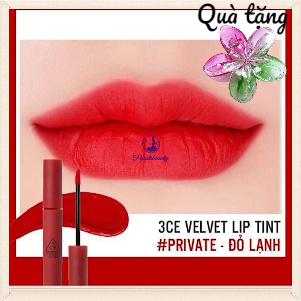 16.3 Son Kem Lì, Lên Màu Chuẩn 3CE Velvet Lip Tint 4g