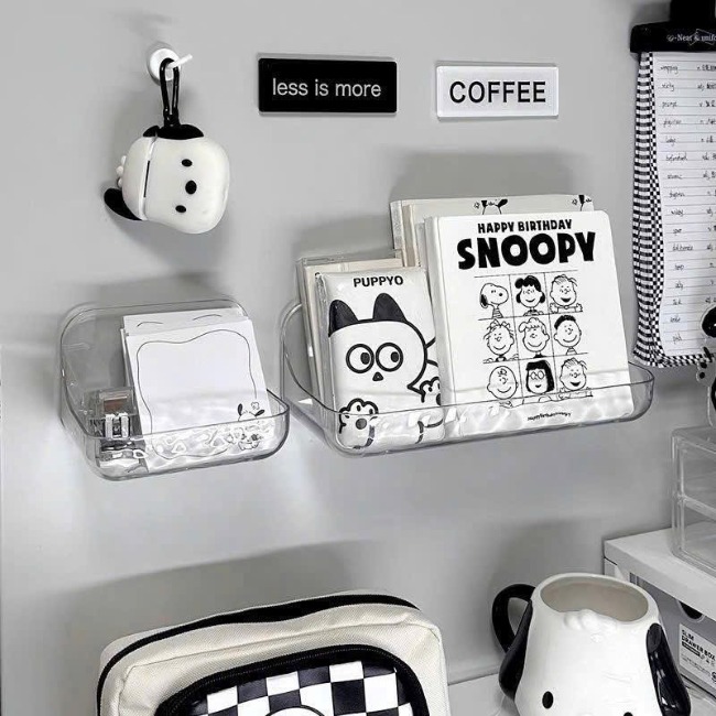 Kệ, khay đựng xà phòng dán tường trong suốt