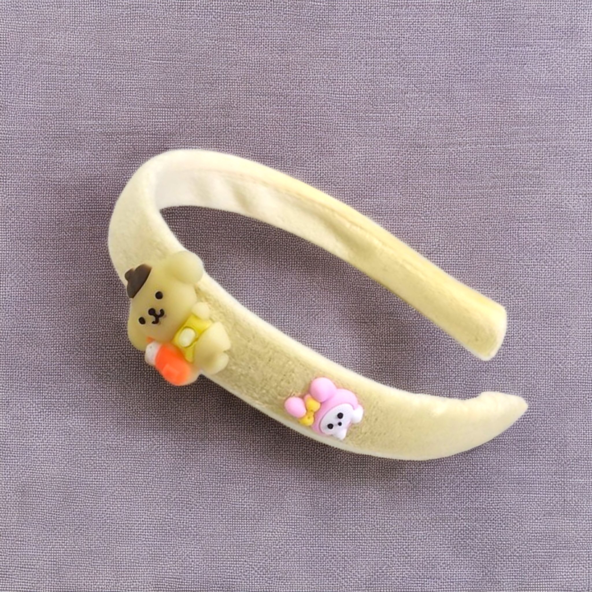 Bờm tóc lông 2 charm