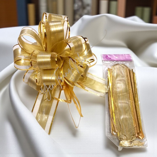 Nơ Rút Hình Bông Hoa Cẩm Tú Cầu 17x5cm (đường kính bông hoa 15-17cm)