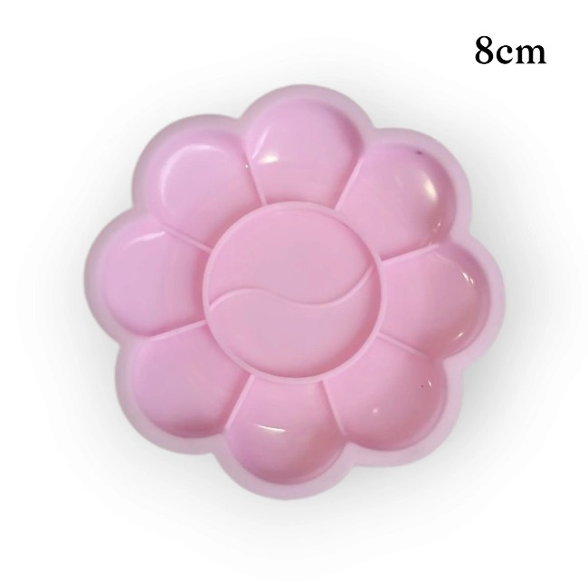Sét 2 dụng cụ pha màu bông hoa nhỏ 8cm