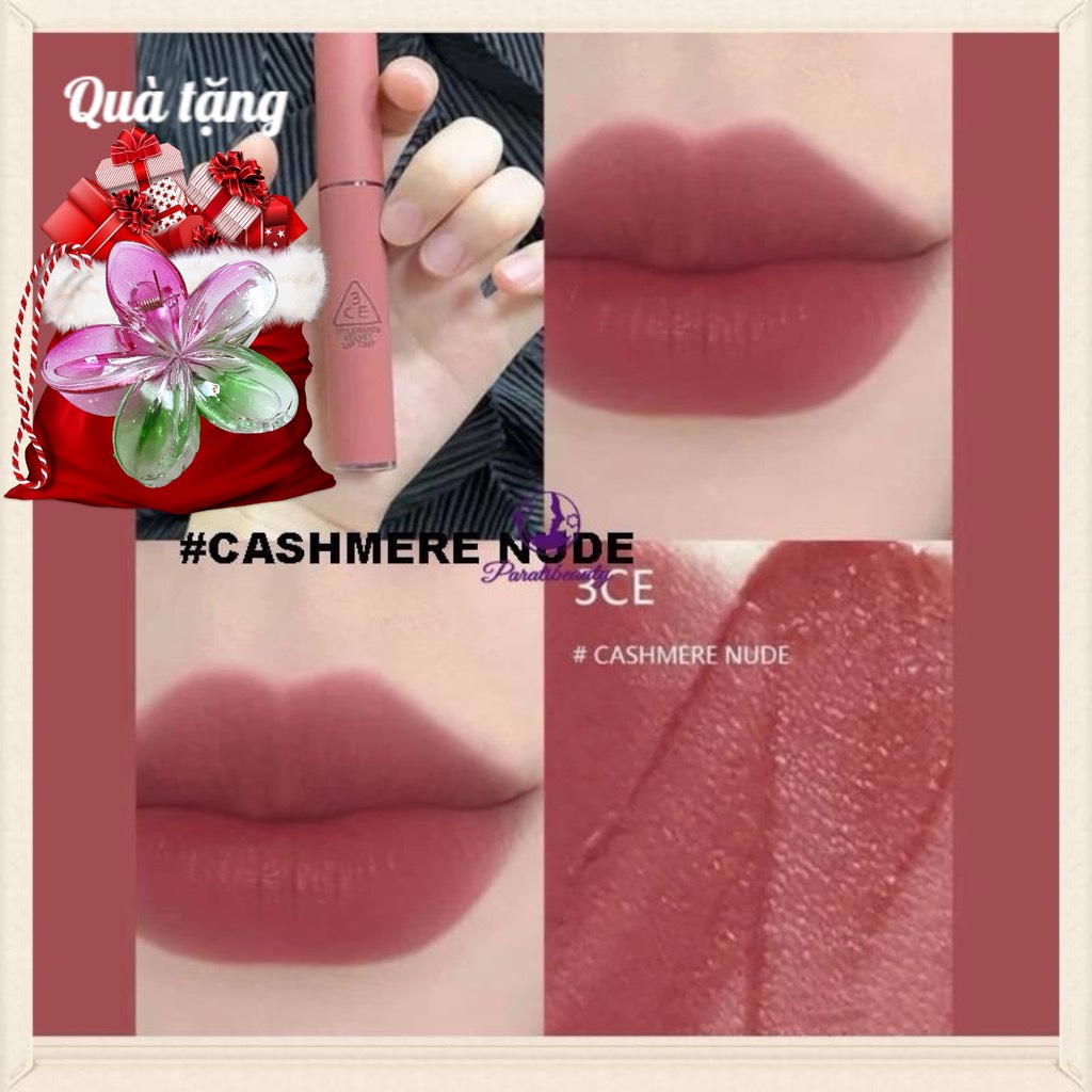 16.3 Son Kem Lì, Lên Màu Chuẩn 3CE Velvet Lip Tint 4g