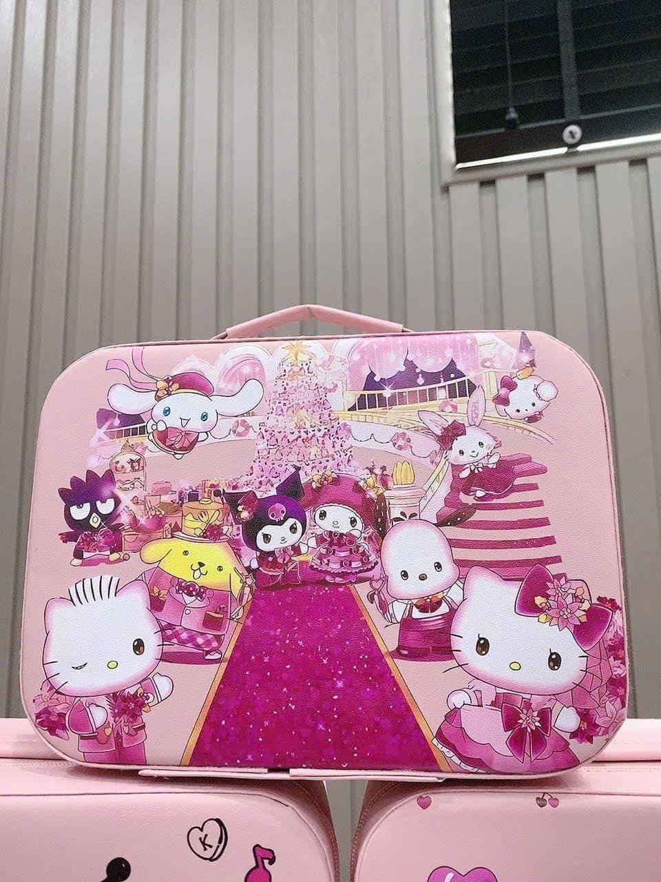 Cốp đựng mỹ phẩm Kuromi 25x19x11,5cm