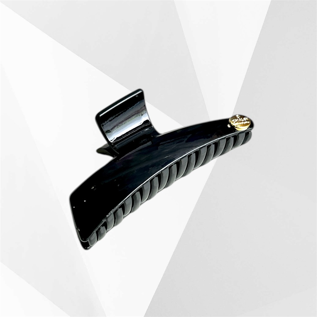 15.1 Kẹp dài nhãn vàng màu nâu, đen 11cm