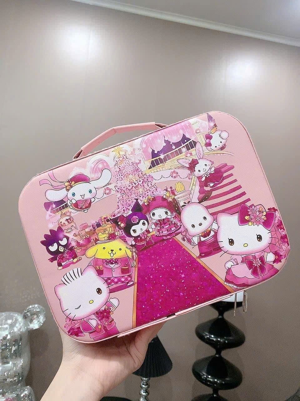 Cốp đựng mỹ phẩm Kuromi 25x19x11,5cm